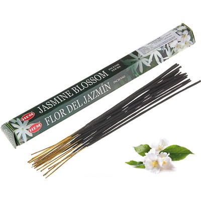 Hem Incense Sticks JASMINE BLOSSOM (Благовония ЦВЕТЕНИЕ ЖАСМИНА, Хем), уп. 20 палочек.