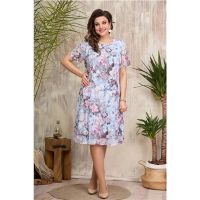Moda Versal П2383 светло-голубой, Платье
