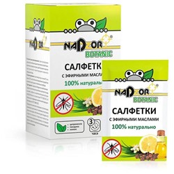 НАДЗОР Салфетки влажные от комаров 10шт