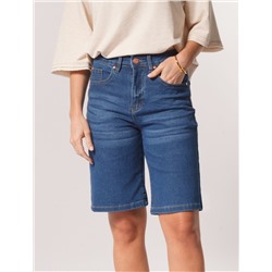 Шорты из эластичного денима