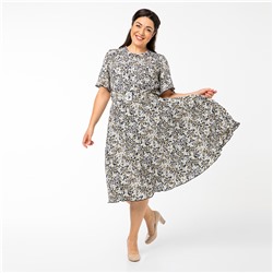 Платье, текстиль, синий