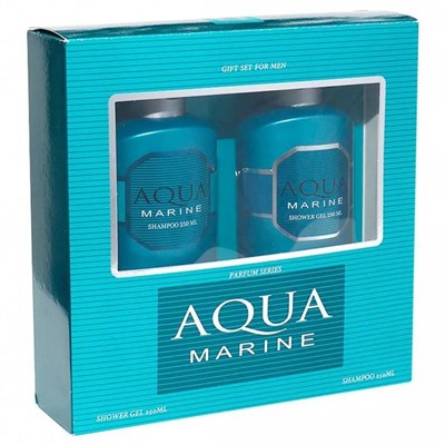 НАБОР муж.  AQUA MARINE (шампунь 250мл + гель д/душа 250мл)