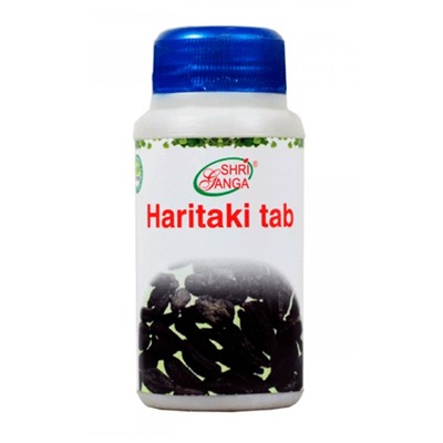 HARITAKI tab, Shri Ganga (ХАРИТАКИ, омоложение и детокс, Шри Ганга), 120 таб.
