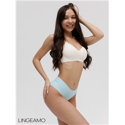 Бесшовные трусы слипы-макси с широкими боковыми элементами Lingeamo мятный ВР-02 (5)