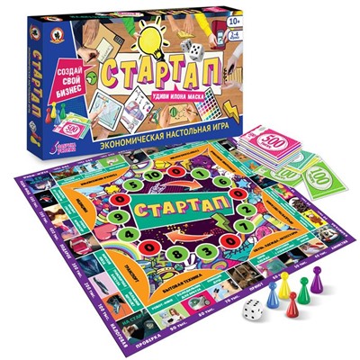 Игра настольная "Стартап"  04030 Русский стиль РОССИЯ