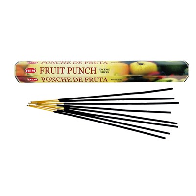 Hem Incense Sticks FRUIT PUNCH (Благовония ФРУКТОВЫЙ ПУНШ, Хем), уп. 20 палочек.