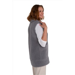 Жилет женский WOOL цвет СЕРЫЙ