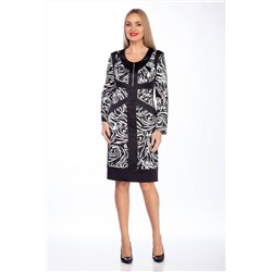 Lady Style Classic 143 черный_с_белым, Платье