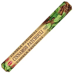 Hem Incense Sticks CINNAMON-PATCHOULI (Благовония КОРИЦА - ПАЧУЛИ, Хем), уп. 20 палочек.