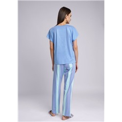 CLE LP23-1007/5 Комплект жен. Ломтик солнца, св.сиреневый/бирюзовый, Таблица размеров на женскую одежду «ЭЙС», «ТЕТ-а-ТЕТ» и «CLEVER WEAR» из трикотажа, Таблица размеров на женскую обувь