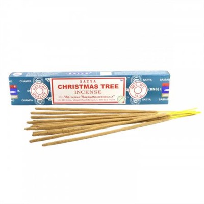 CHRISTMAS TREE Incense, Satya (Благовония РОЖДЕСТВЕНСКАЯ ЕЛЬ, Сатья), 15 г.