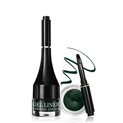 Гелевая подводка для глаз Gel liner LASTING COLOR тон:5 изумруд