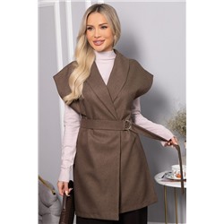 Жилет костюмный Жюлли (шоколад) Б14488-4М