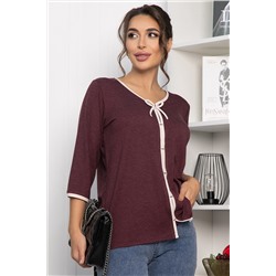 Блуза трикотажная Вишенка (ягодная) Б14258-18М