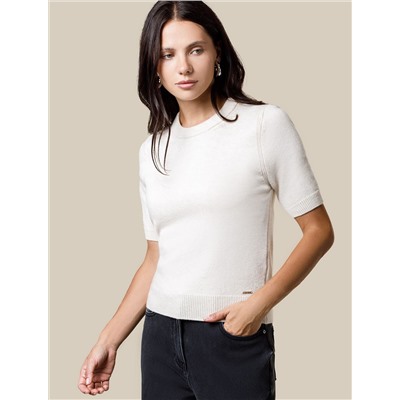 Джемпер из пряжи с кашемиром