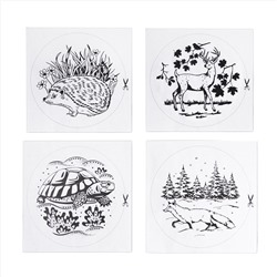 Набор для выжигания по дереву (аппарат с насадками, доски 3 штуки, спил 1 штука)