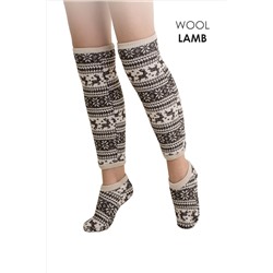 Гетры меховые эластичны ЗИМНИЙ ОРНАМЕНТ