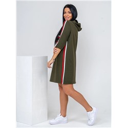 Платье женское Текс-Плюс, цвет хаки
