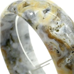Браслет кольцо из Агата мохового 75,3г
