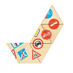 Пазл деревянный «Дорожные знаки»