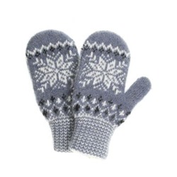 Варежки детские "Снежинка" 3 цвета 0804-14