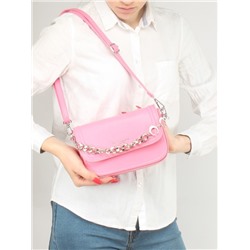Сумка женская искусственная кожа Ch&K-9261-1,  1отд,  плечевой ремень,  розовый 255066