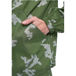 Костюм "МАСКХАЛАТ" куртка/брюки, цвет: кмф "Граница зеленый", ткань: Сорочечная