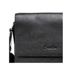 Cумка муж искусственная кожа Cantlor-B 13L-03,  3отд,  2внеш+2внут/карм,  плечевой ремень,  черный 216456