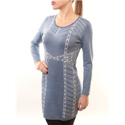 1507-10 Платье трикотажное (73% хлопок, 27% нейлон) размер свободный 42-44