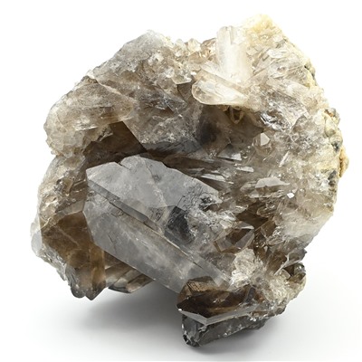Кристаллы дымчатого кварца 100*110*80мм, 848г (T).