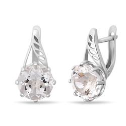 Серьги, горный хрусталь, СПН4255