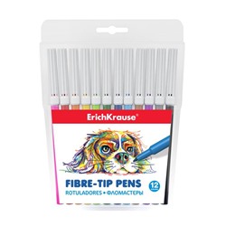 Фломастеры 12 цв. Erich Krause Easy Washable 47880