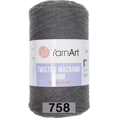 Пряжа Yarnart Macrame Twisted 3 Mm