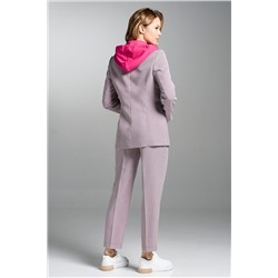 VI ORO VR-1010 белый,
фуксия,
черный, Брюки,  Жакет