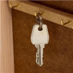 Ключница "На всех парусах" дуб молочный 15х21 см МИКС