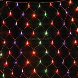 Гирлянда-сетка LED120 цветная 1,5м*1,5м RT-2422