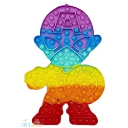 POP IT antistress Сенсорная игрушка с пузырьками СУПЕРГЕРОЙ Пастель / ПОПИТ / ПОП ИТ / Вечная пупырка popit_bigSuper, popit_bigSuper/1931-30