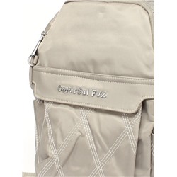 Рюкзак жен текстиль CF-2320,  2отд,  4внут+3внеш/ карм,  бежевый 256568