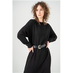 Женское теплое вязаное платье Happyfox