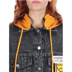 806 BLACK/SAND Джинсовый жилет женский (100% хлопок) размер 58