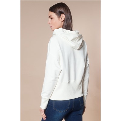 Худи на молнии с золотистой фурнитурой