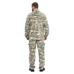 Костюм "СУМРАК" куртка/брюки, цвет: кмф "Цифра св.серый" , ткань: Рип-Стоп