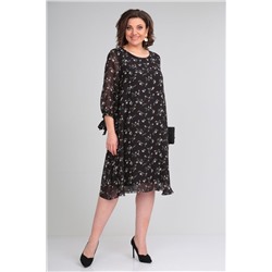 Michel chic 2127 черный-цветы, Платье