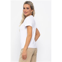 Футболка Дорис (белая) Б13353-50М