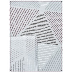 Простыня Ивановская бязь Галактика вид 1/2 шоколад