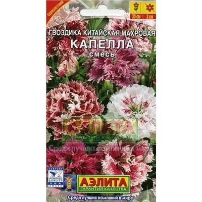 Цв.Гвоздика Китайская Капелла смесь махр. (Аэлита) 0,1г