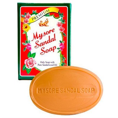 MYSORE SANDAL Soap Karnataka (Аюрведическое сандаловое мыло МАЙСОР САНДАЛ), 75 г.