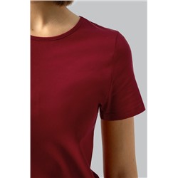 Однотонное женское платье-футболка Happyfox