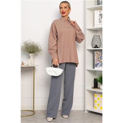 Рубашка Свободное падение (бежевая) Б14191-5М