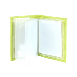 Обложка для автодокументов Cayman-В 122л натуральная кожа салат флотер (124)  150886